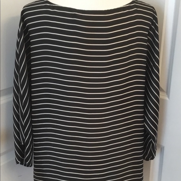 Chico's Dressy Striped Batwing Top - Large 2 - Picture 5 of 7